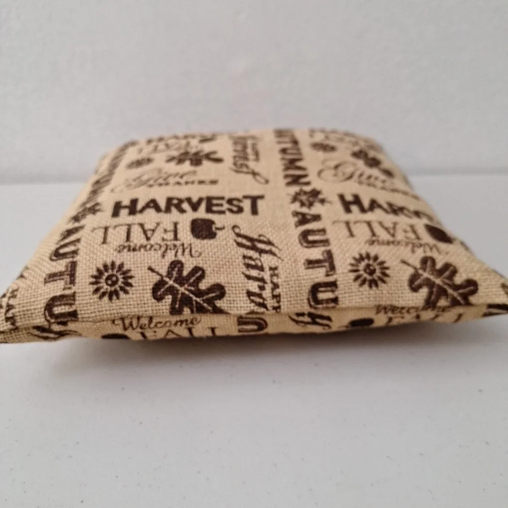 Vintage Fall Harvest Autumn Give Thanks Burlap Throw Pillow Home Decor 13